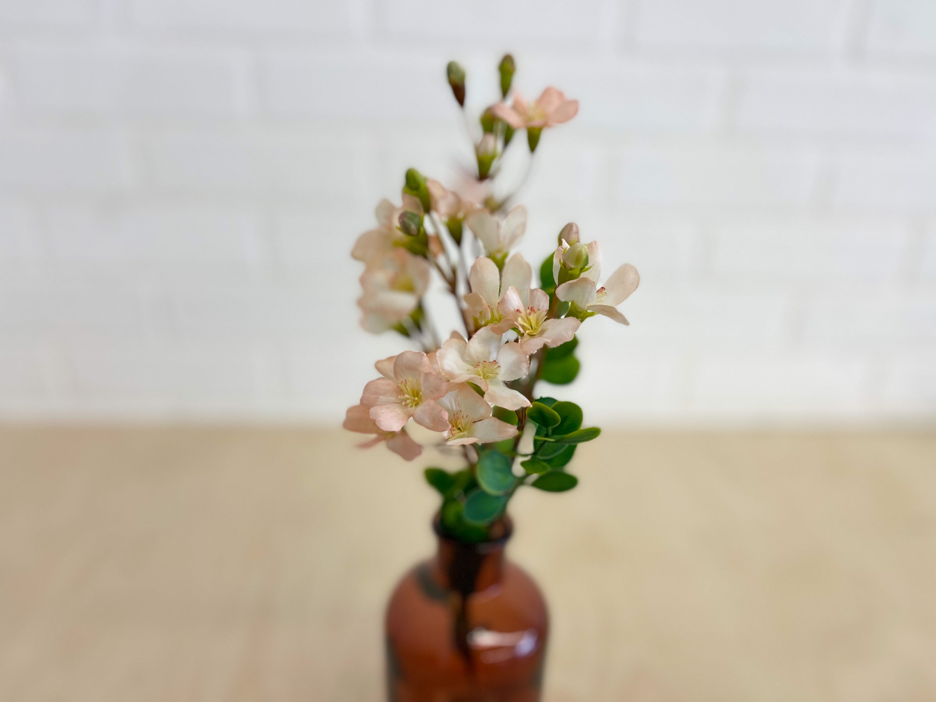 FLEURS DE POMMIER ROSES