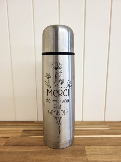 THERMOS ISOLÉ EN ACIER INOXYDABLE