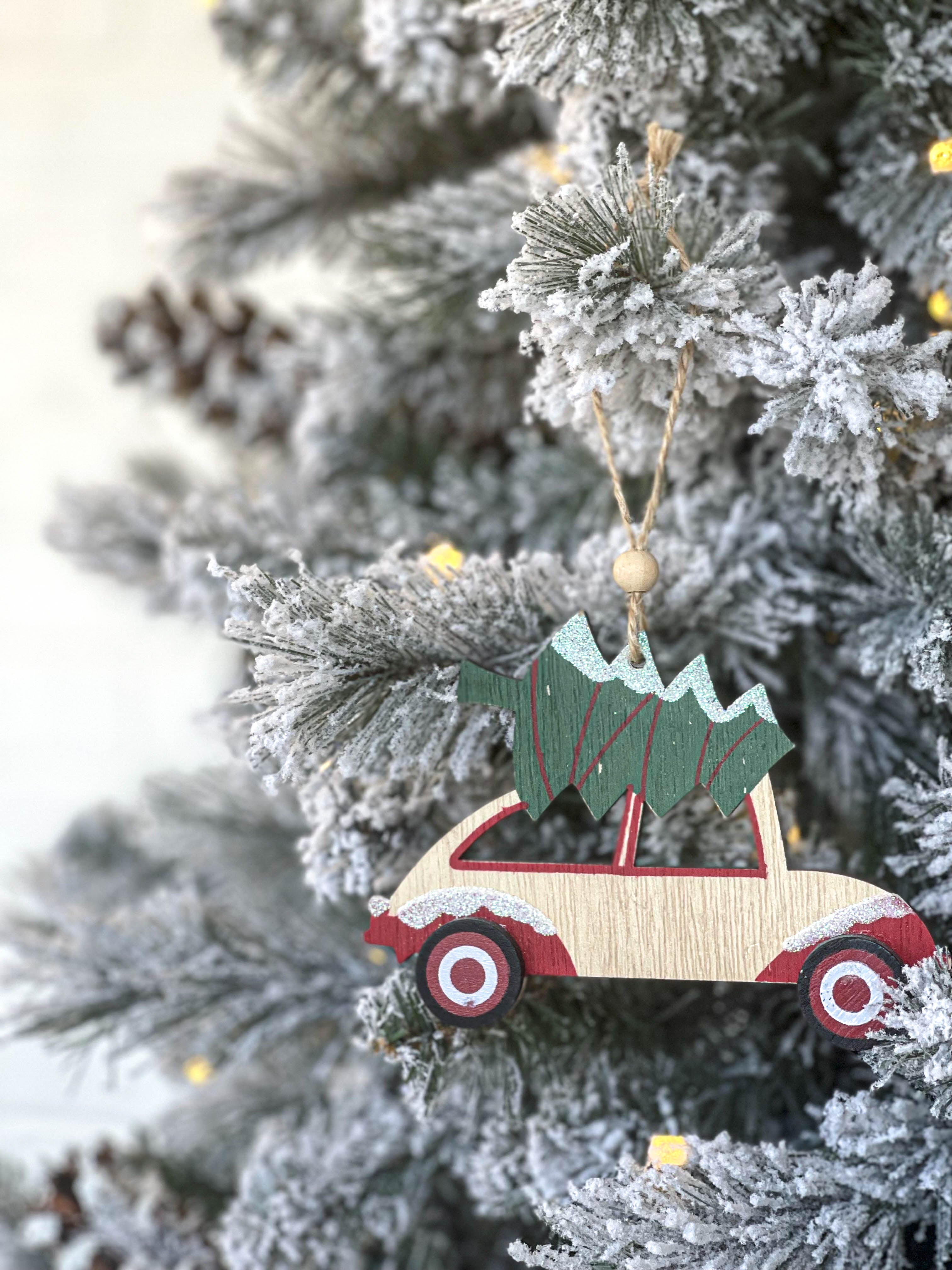 ORNEMENT VOITURE DE NOËL