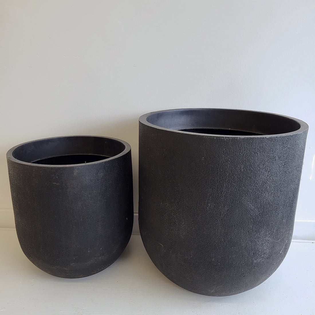 POT ROND NOIR GRAND