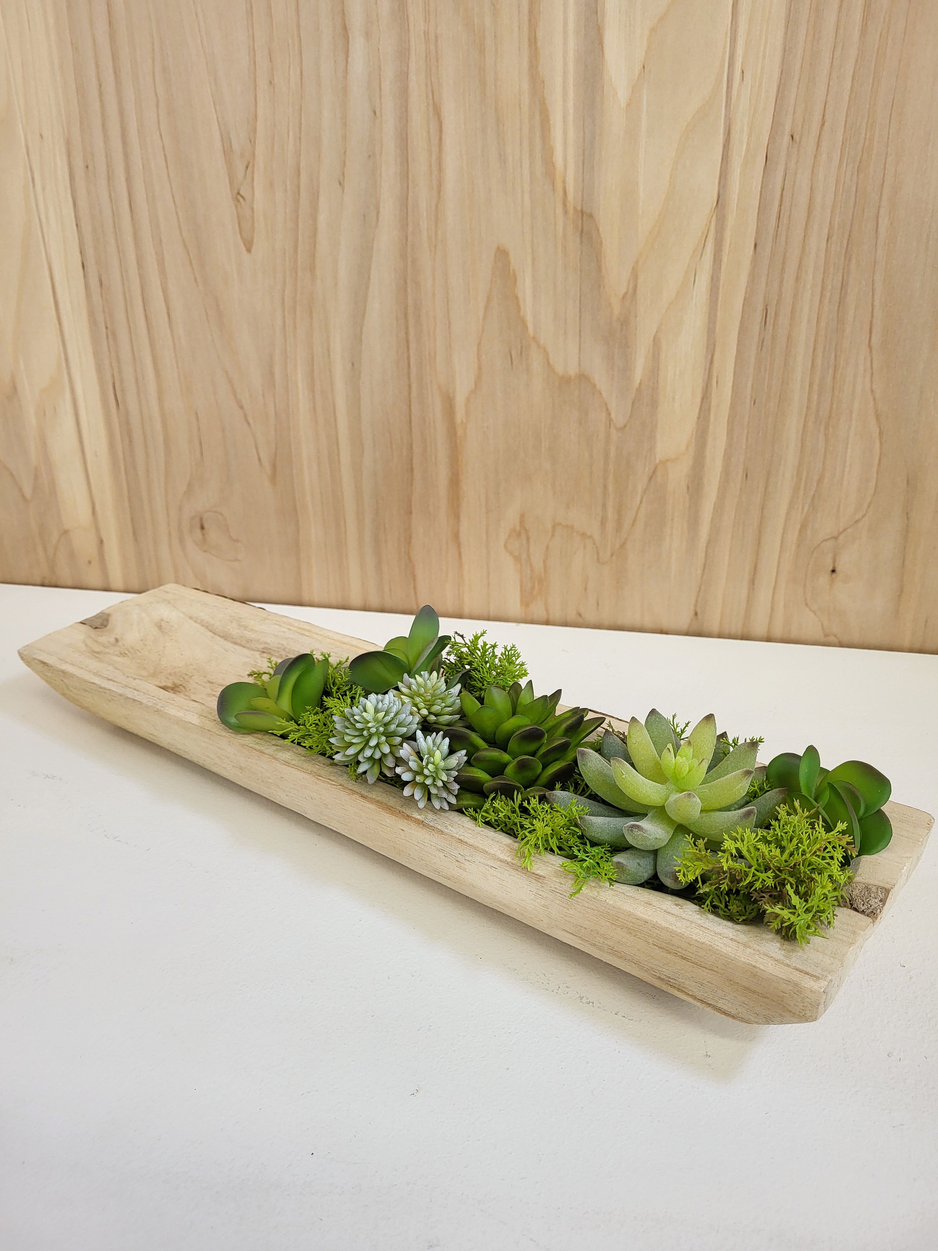 CENTRE DE TABLE DE SUCCULENTES